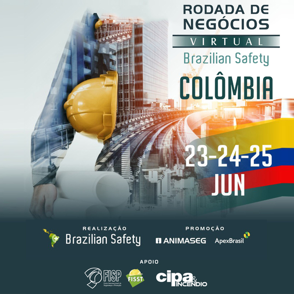 Começa na Colômbia as Rodadas de Negócios Virtual e outras ações do Brazilian Safety