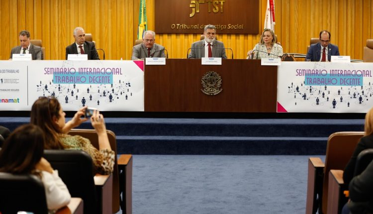 TST lança Política Judiciária Nacional de Trabalho Decente - Revista Cipa
