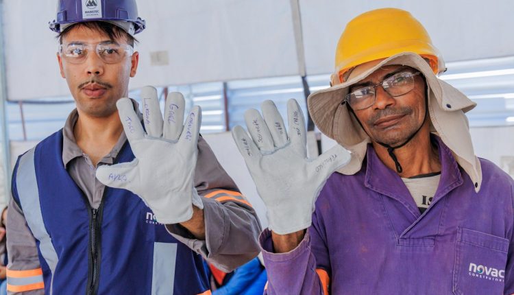 Novac Construtora promove ação em prol da segurança das mãos e dedos nos canteiros de obras - Revista Incêndio